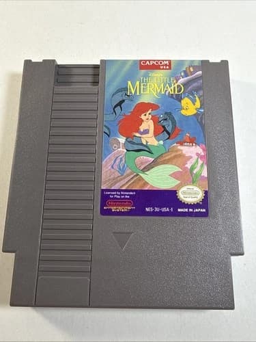 Disney's The Little Mermaid (NES, 1991), Cart Only Tested