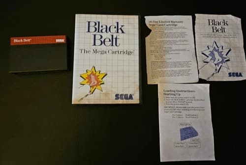 Black Belt (Sega Master, 1986)TESTED