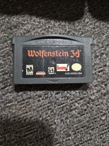 Wolfenstein 3D Nintendo Gameboy Advance GBA Authentic & Tested!