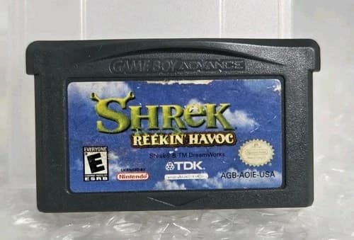 Shrek: Reekin' Havoc Nintendo Game Boy Advanc GBA 2004 Cartridge Only Test Clean