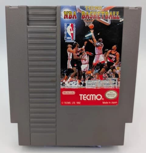 Tecmo NBA Basketball (Nintendo Entertainment System, NES) - Authentic - Tested