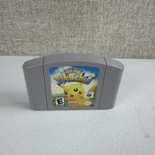 Hey You, Pikachu (Nintendo 64 N64) Authentic Game Cartridge Tested Works