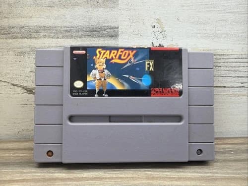 Star Fox SNES Super Nintendo Authentic TESTED Working