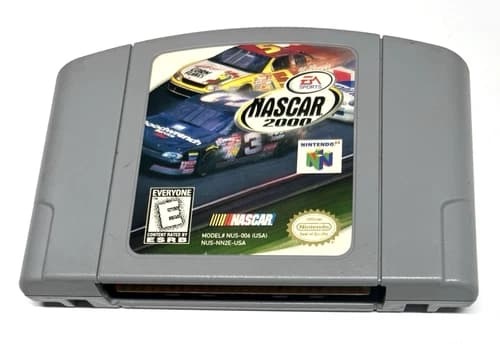 NASCAR 2000 (Nintendo 64, 1999) N64 TESTED