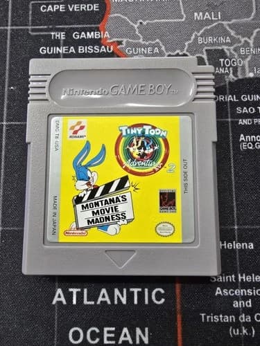 Tiny Toon Adventures 2: Montana's Movie Madness (Nintendo Game Boy) Authentic