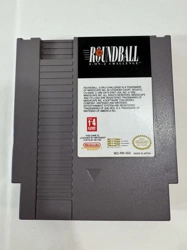 Roundball: 2-on-2 Challenge (Nintendo Entertainment System NES, 1992) Tested