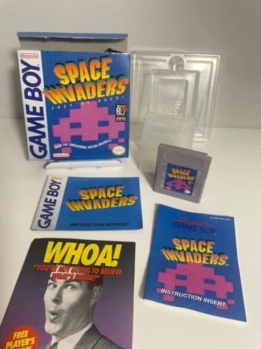 Space Invaders Nintendo Game Boy Authentic Complete Excellent
