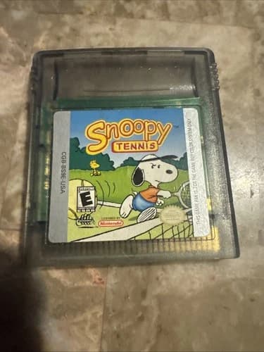 Snoopy Tennis (Nintendo Game Boy Color, 2001) CART ONLY TESTED WORKING