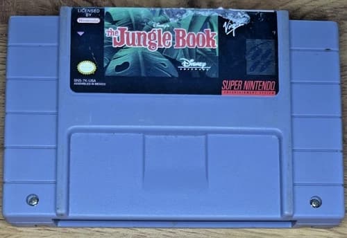 Disney's The Jungle Book (Super Nintendo Entertainment System, 1994) - GAME ONLY