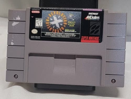Revolution X, Music is The Weapon Games Super Nintendo SNES CART ONLY Authentic!