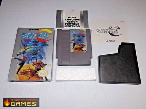 Super C - COMPLETE BOX - NINTENDO NES FAST SHIPPING! 315g