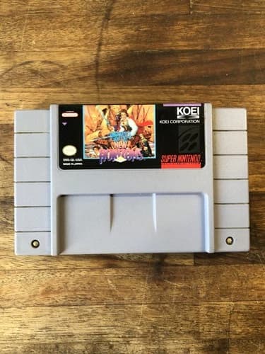 KOEI Uncharted Waters New Horizons Super Nintendo SNES
