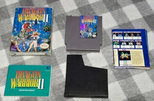 Dragon Warrior ll (2) | Nintendo NES | Complete in Box CIB