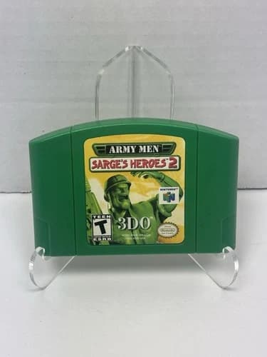 Army Men Sarge’s Heroes 2 (Nintendo 64) N64 | Tested, Authentic, Cartridge Only