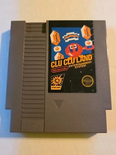 Clu Clu Land NES Cart Only