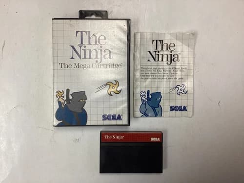 The Ninja- Sega Master System Complete TESTED CIB