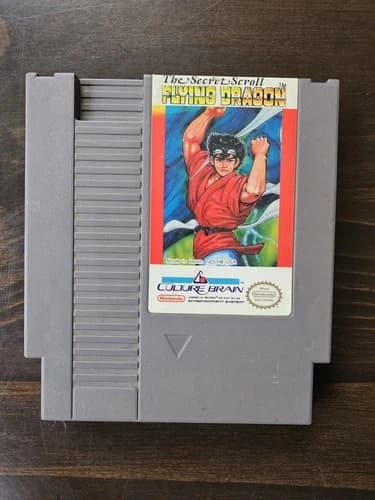 Flying Dragon: The Secret Scroll (Nintendo NES) Tested Working