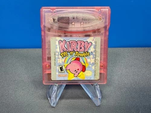 NINTENDO GBC GAMEBOY GAME BOY COLOR KIRBY TILT N 'N' AND TUMBLE GAME USA NTSC