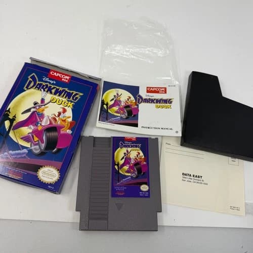 Disney Darkwing Duck Nintendo NES Capcom Game CIB Box Manual NES-DZ-USA