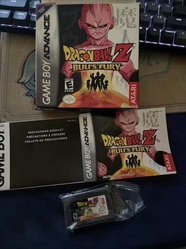 Dragon Ball Z Buu's Fury Nintendo Game Boy Advance GBA Complete No Map