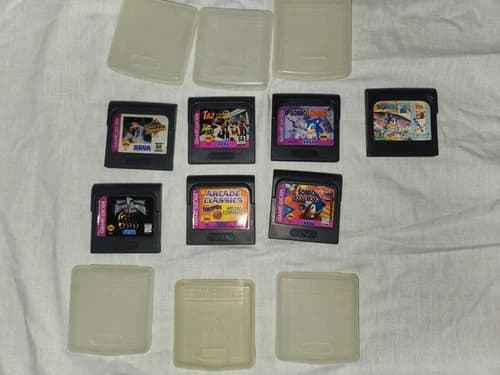 Game Gear Games - Sonic, Power Rangers, Arcade Classics, Taz, World Series