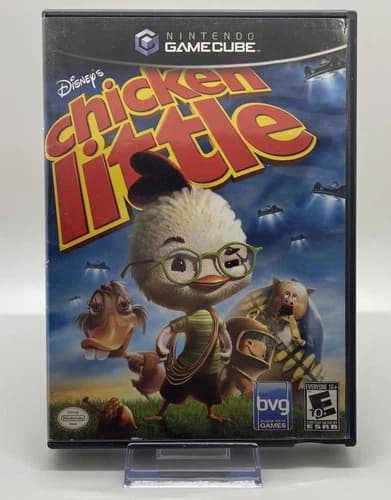 Disney's Chicken Little (Nintendo GameCube, 2005) Complete With Movie Ticket