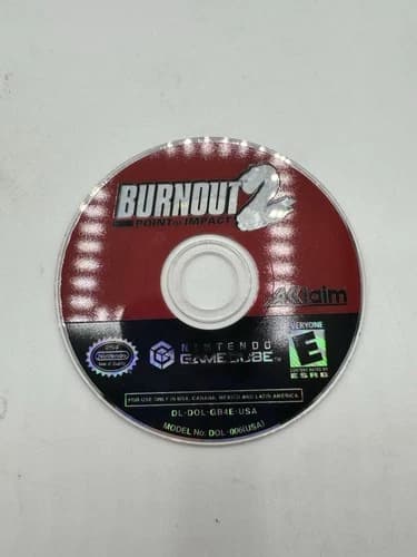 Burnout 2: Point of Impact (Nintendo GameCube, 2003) Loose