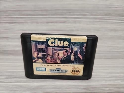 Clue (Sega Genesis, 1992) - Cartridge Only!