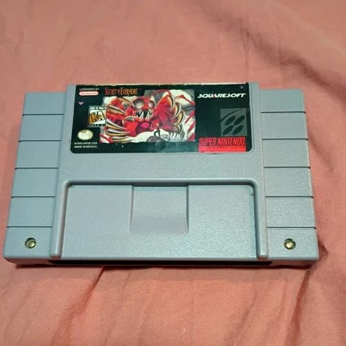 Super Nintendo SquareSoft Secret of Evermore Game Cartridge