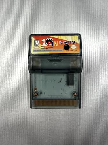 10 Pin Bowling Rumble Pack Nintendo Game Boy Color 1999 Game Cartridge Tested