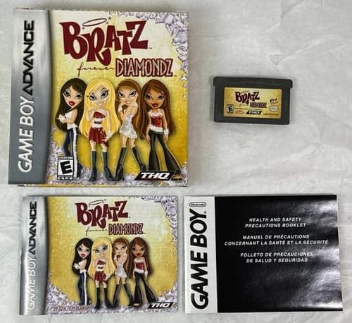 Bratz: Forever Diamondz GBA (Preowned US Version) Game Boy Advance CIB