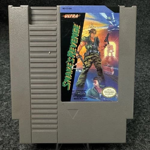 SNAKE’S REVENGE NES Nintendo Ultra Konami Video Game Cartridge Authentic
