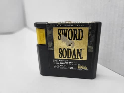 SWORD OF SODAN game for Sega Genesis Cleaned/Tested #B16