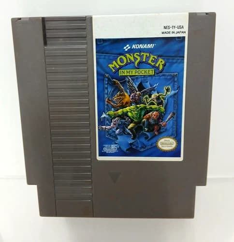 NES Nintendo Monster In My Pocket Game NON WORKING