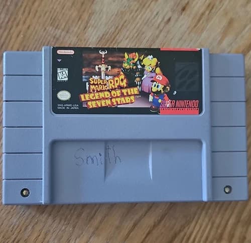 Nintendo Super Mario RPG: Legend of the Seven Stars SNES NTSC-U/C Cartridge 1996