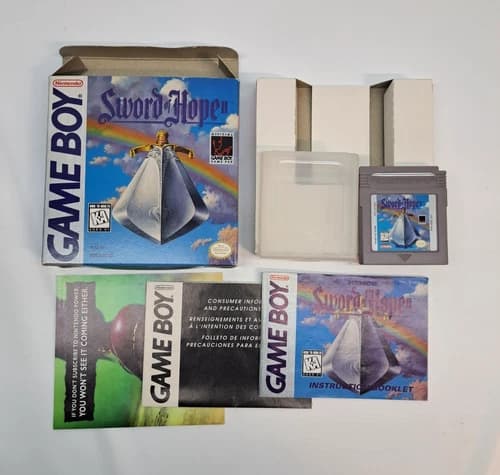 Sword of Hope 2 (Gameboy, 1996), Authentic, CIB in original box, boxed