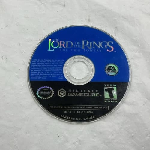 Lord of the Rings: The Two Towers (Nintendo GameCube, 2004) Disc Only