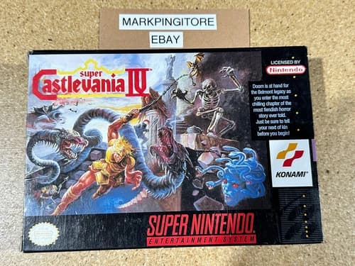 Super Castlevania IV (Super Nintendo Entertainment System, 1991) CIB
