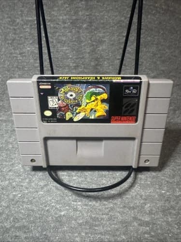 Mohawk and Headphone Jack Super Nintendo Entertainment System SNES 12