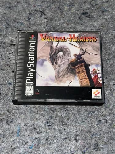 Vandal-Hearts Sony PlayStation 1 Game CIB Complete PS1 M Konami NTSC 1997 RPG