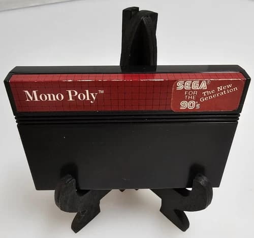 Sega Master System Monopoly Game Cleaned & Tested