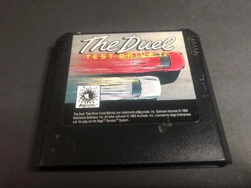 The Duel: Test Drive II (Sega Genesis, 1992) Cartridge Only
