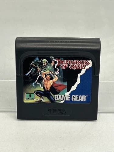Defenders of Oasis (Sega Game Gear, 1992) Authentic Cart Only Tested & Works