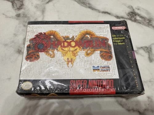 Shadowrun (Super Nintendo SNES, 1993) Authentic Complete CIB Manual TESTED