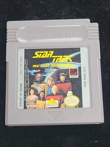 Star Trek The Next Generation (Nintendo Game Boy, 1993) Authentic Cartridge Only