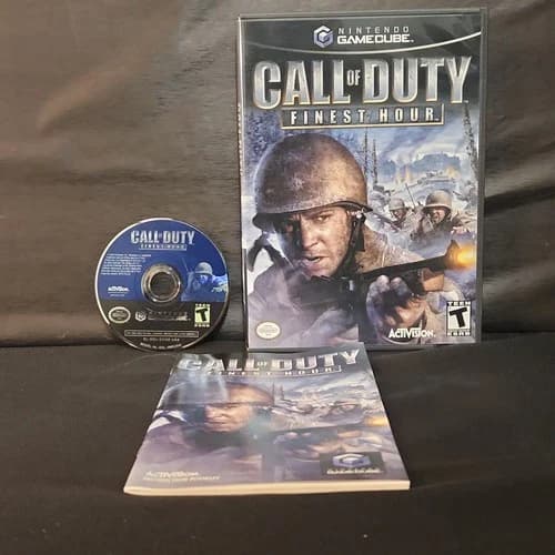 Call Of Duty Finest Hour GameCube GC Game CIB