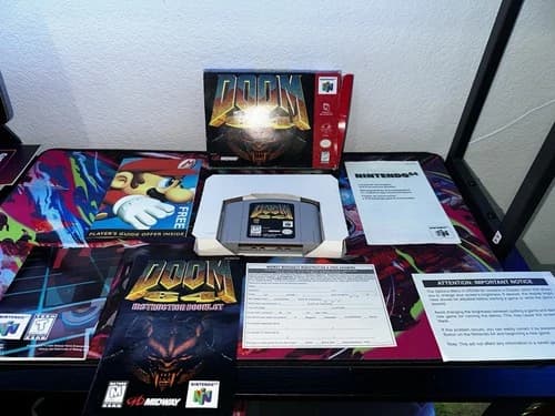 Nintendo 64 N64 Game Doom 64 CIB Complete In Box