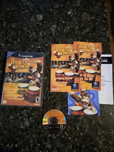 Donkey Konga (Nintendo GameCube, 2004) Complete