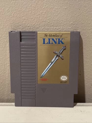 Zelda 2: The Adventure Of Link (Nintendo, NES 1987) Authentic Tested