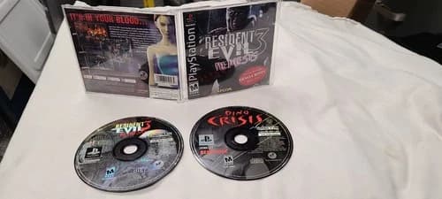 Resident Evil 3: Nemesis PlayStation 1 1999 PS1 Complete CIB w/ Dino Crisis Demo